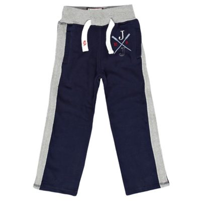 Boys Navy Jogging Bottoms