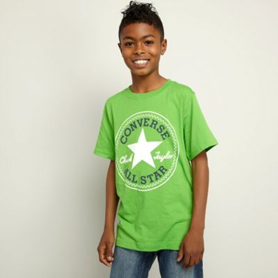 Converse boy's green logo tee                                                                                                   