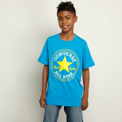 Converse boy's blue logo t-shirt                                                                                                