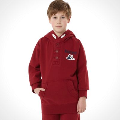 Boy's red sweat hoodie                                                                                                          