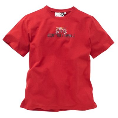 Animal Red bevan t-shirt