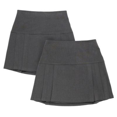 Pack of two grey kilt skirts