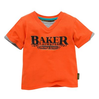 Baker by Ted Baker Orange Baker Always Premiere League t-shirt