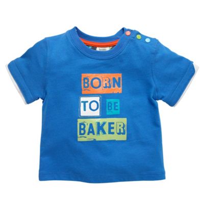 Baker by Ted Baker Blue Born to be Baker t-shirt