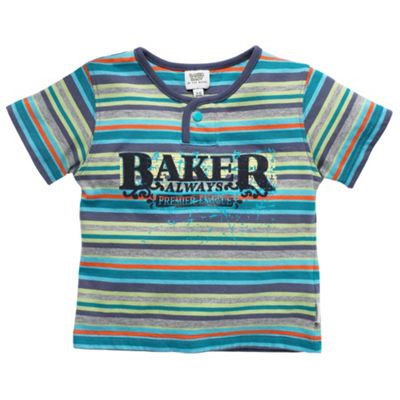 Baker by Ted Baker Multi coloured striped t-shirt