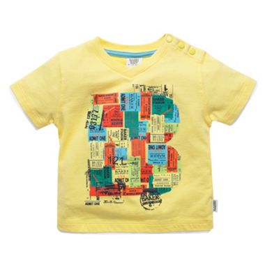 Baker by Ted Baker Yellow b ticket t-shirt