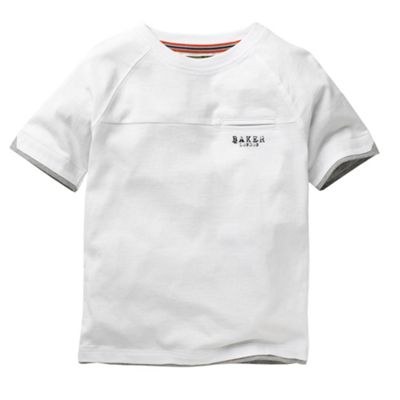 Baker by Ted Baker White styled t-shirt