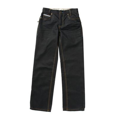 Dark blue denim jeans