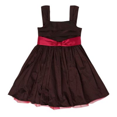 Pink spot dress