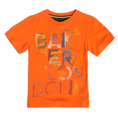 Baker by Ted Baker Orange Baker London t-shirt