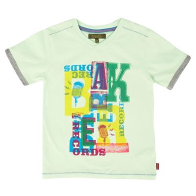 Baker by Ted Baker Green Baker Records t-shirt