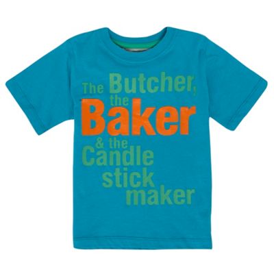 Baker by Ted Baker Boys blue nursery rhyme t-shirt