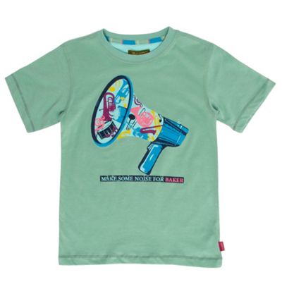 Baker by Ted Baker Green Megaphone boys t-shirt