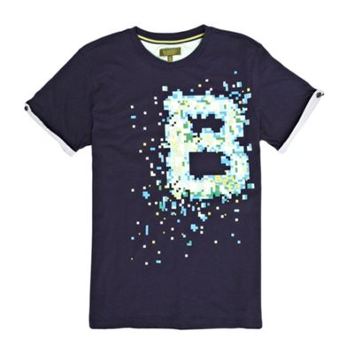 Navy graphic boys t-shirt