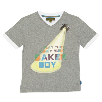 Baker by Ted Baker Boys grey spotlight t-shirt