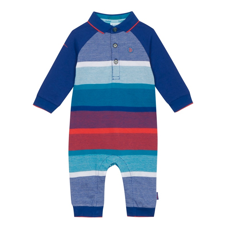 Baker by Ted Baker - Baby Boys' Multi-Coloured Striped Romper Review