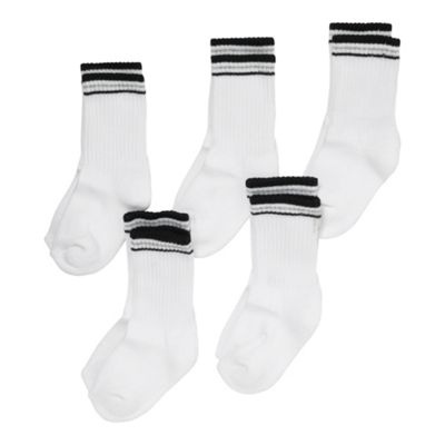 Boys Pack Of Five Sports Socks