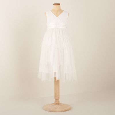 Ivory Tiered Mesh Dress from Ben de Lisi