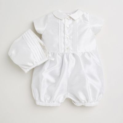 Ivory Silk Romper Suit
