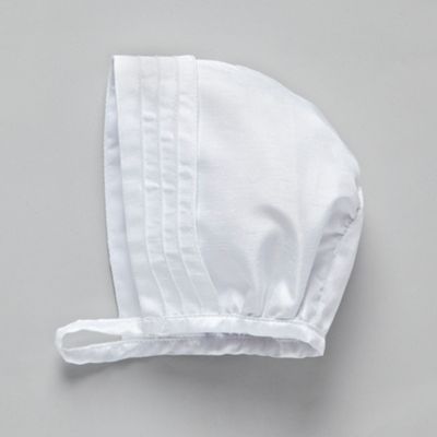 Baby's white Christening bonnet                                                                                                 