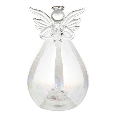 Glass angel decoration