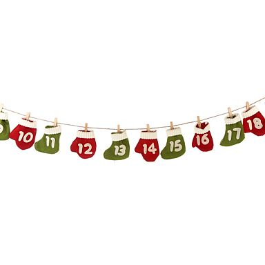 Advent Stocking Garland - Debenhams