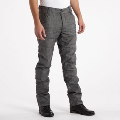 Dark blue dust tapered trousers