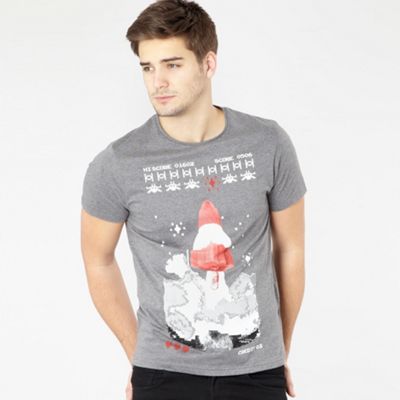 Grey rocket t-shirt
