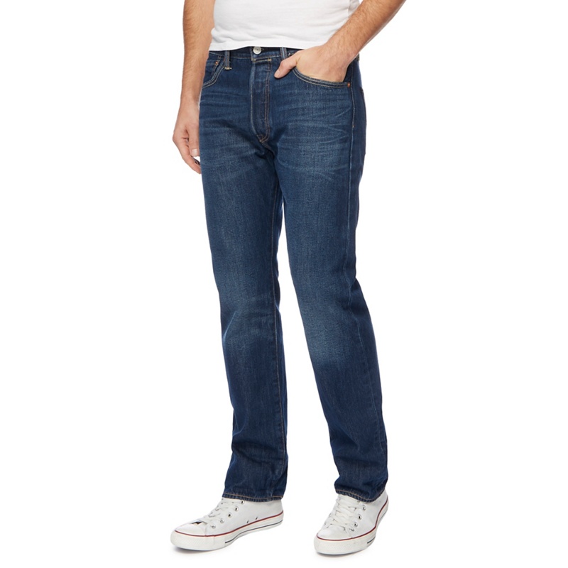 Levi's - Navy 501 Straight Leg Jeans Review