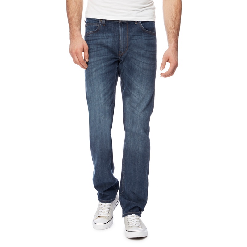 Lee - Blue 'Daren' Mid Wash Straight Leg Jeans Review