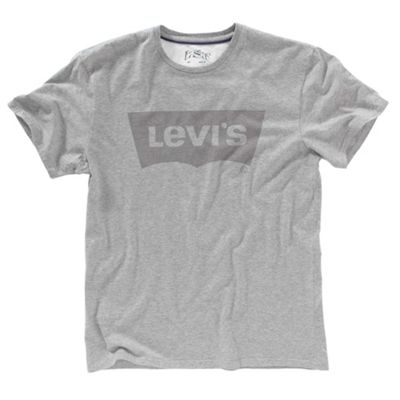 Levis Grey batwing logo t-shirt
