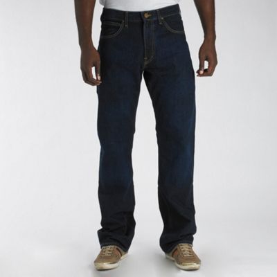 Blue Kent relaxed stone rinse jeans