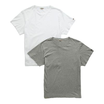 Grey/white 2 pack of t-shirts
