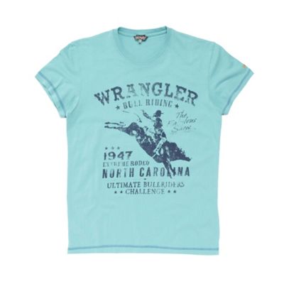 Wrangler Turquoise Rodeo t-shirt
