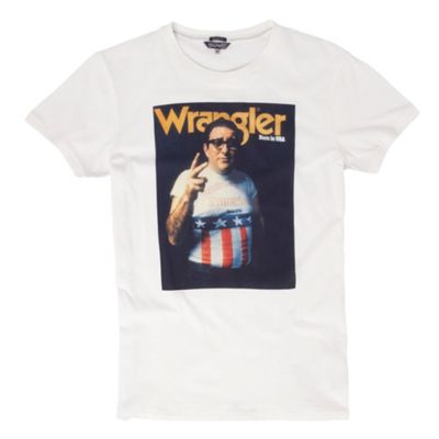 Wrangler White Kissinger t-shirt