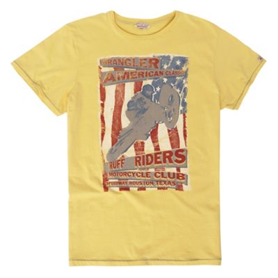 Yellow poster t-shirt