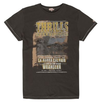 Grey poster t-shirt