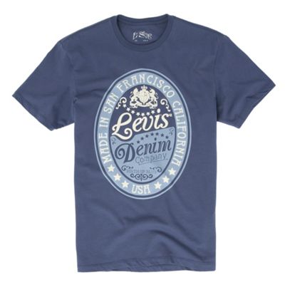 Blue label logo t-shirt