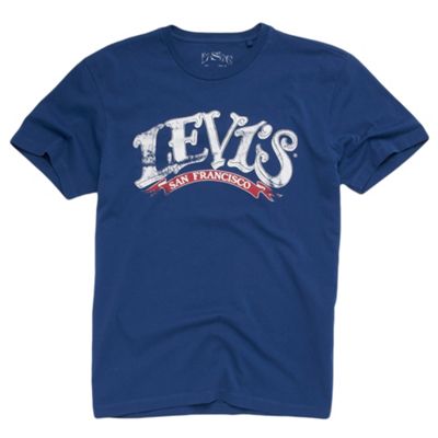 Levis Blue Rock N Roll t-shirt