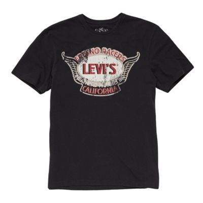 Levis Near black Fresno Racers t-shirt