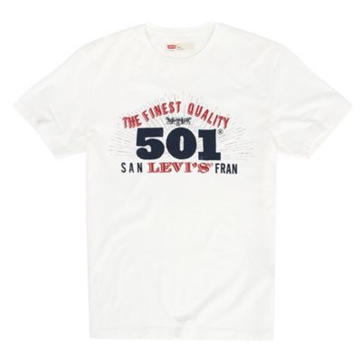 Levis Off white 501 Logo t-shirt