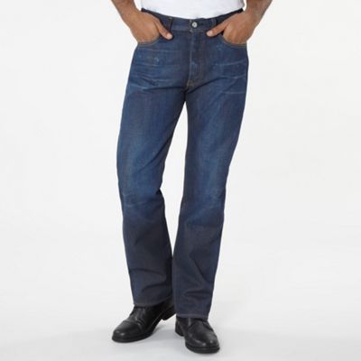 Dark blue 501 Trenched jeans