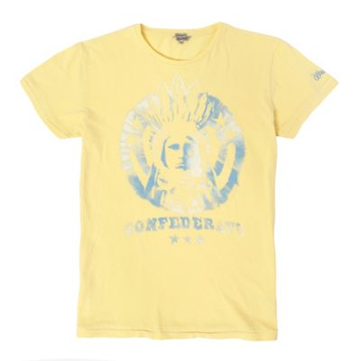 Wrangler Light yellow Confederation t-shirt