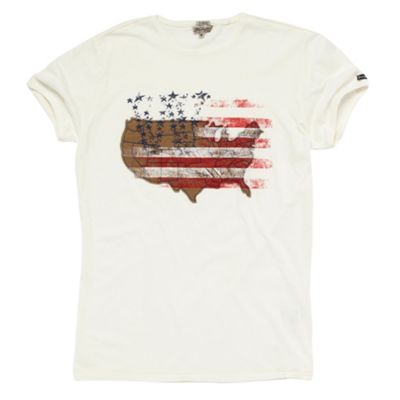 Wrangler White Eagle Flag t-shirt