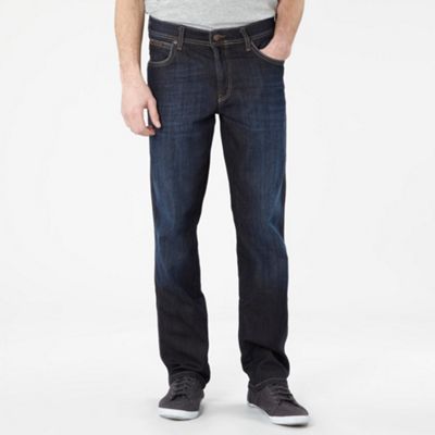 Dark blue subtle wash jeans