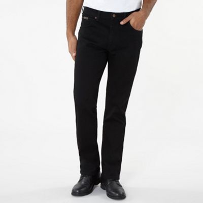 Black Utah Overdye regular fit jeans