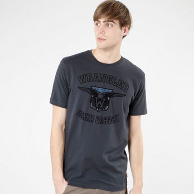 Wrangler Near black Denim Factory t-shirt