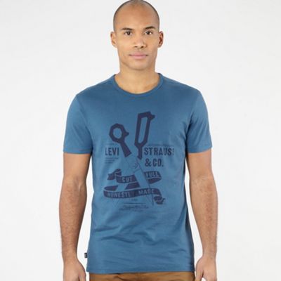 Levis Blue scissor t-shirt