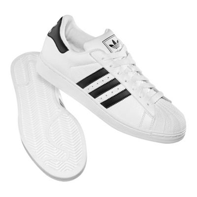 Adidas White Superstar II trainers