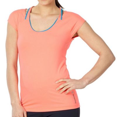 Reebok Fluorescent pink women's training t-shirt- at Debenhams